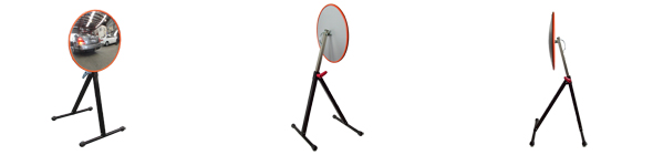 Portable Mirror With Stand Feature