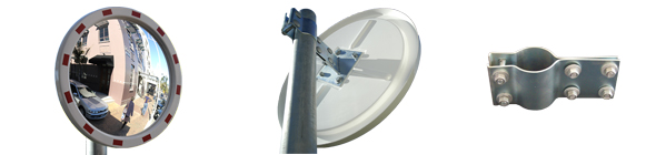 Pro Series Circular Convex Mirror Feature